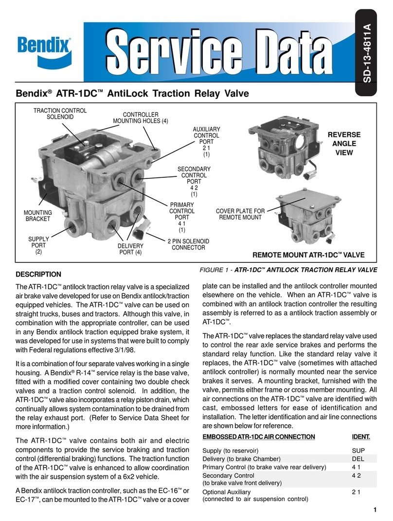 BENDIX ATR1DC ANTILOCK TRACTION RELAY manual