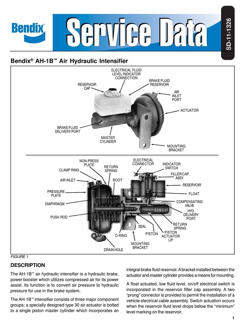 BENDIX AH-1B AIR HYD INTENSIFIER manual BENDIX AH-1B AIR HYD INTENSIFIER manual