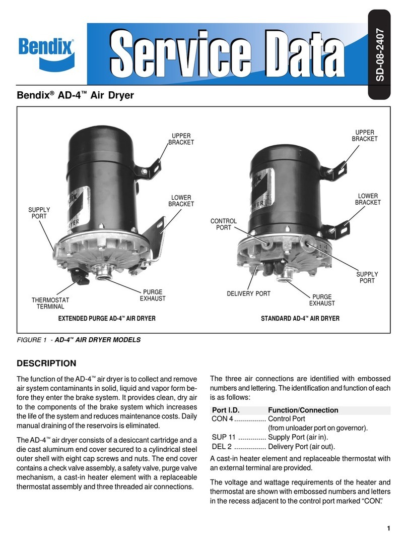 BENDIX AD-4 AIR DRYER manual