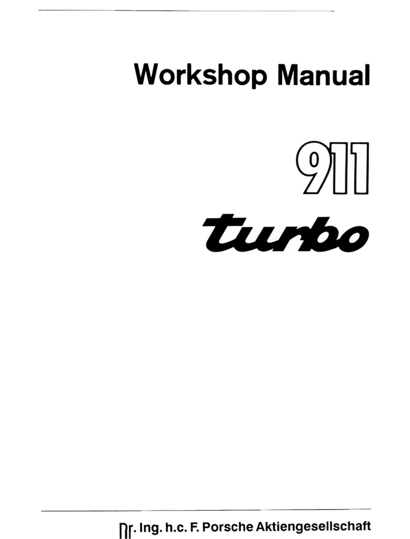Porsche 911 TURBO - 1989 Instruction manual