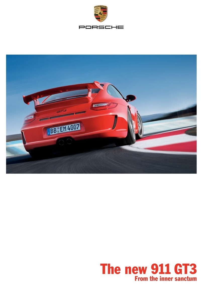 Porsche 911 GT3 - User manual Porsche 911 GT3 - User manual