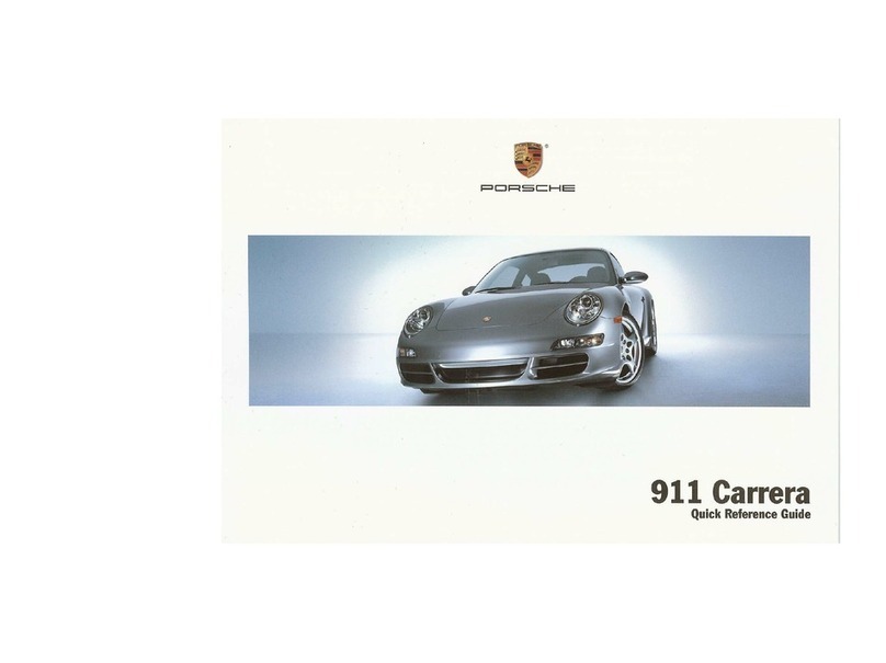 Porsche 911 CARRERA 4 - Quick reference guide