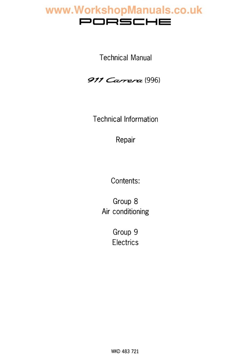 Porsche 911 CARRERA - 1999 User manual
