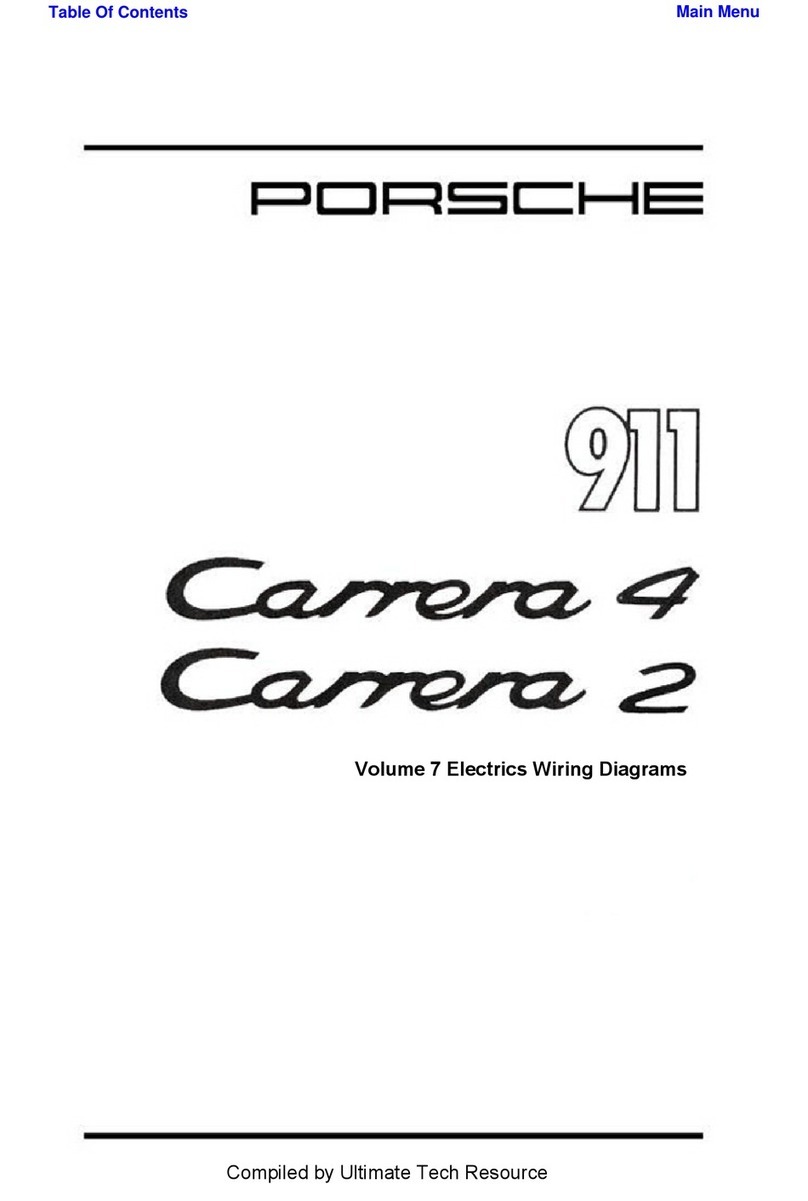 Porsche 911 - VOLUME 7 ELECTRICS WIRING DIAGRAMS Workshop manual