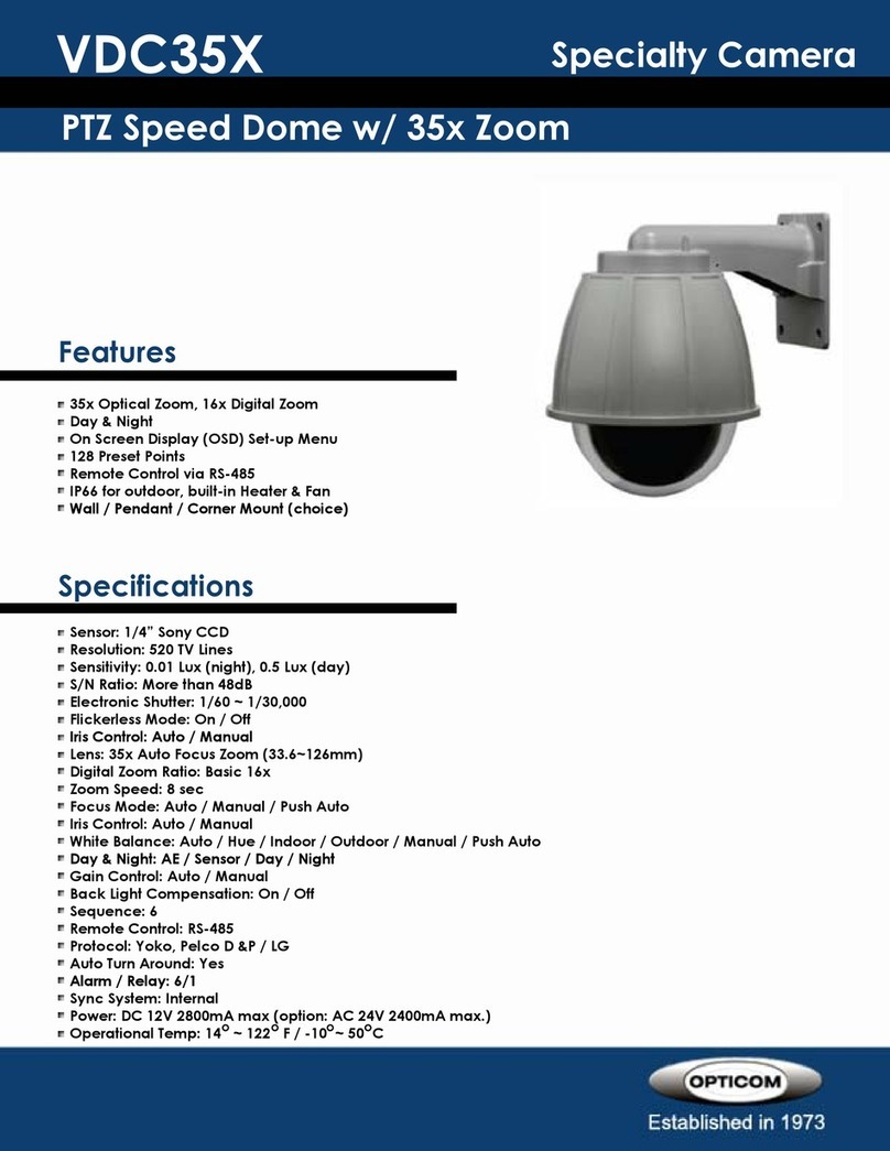 OPTICOM VDC35X -  DATA User manual