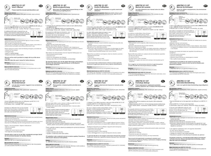 Arctic ARCTIC C1 GT manual