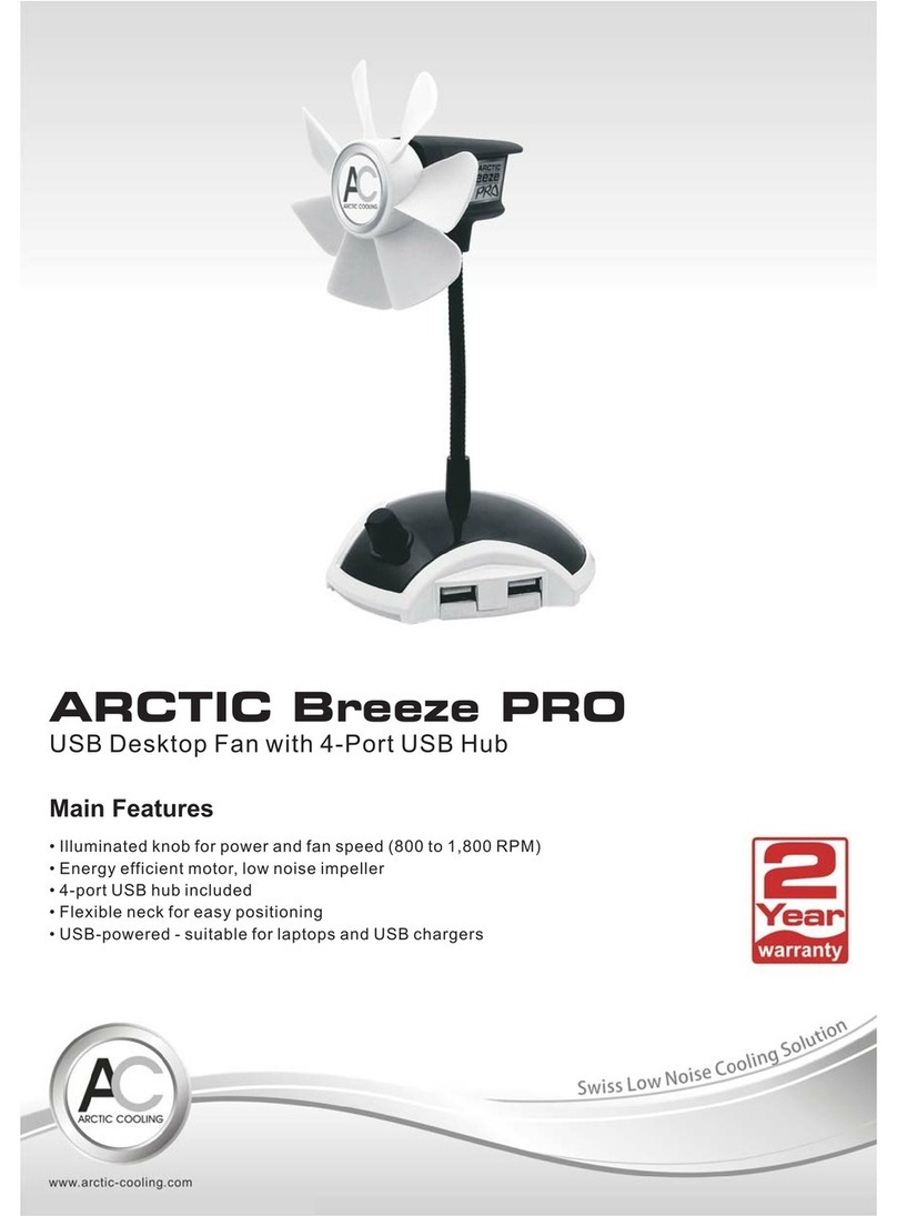 Arctic ARCTIC BREEZE PRO datasheet