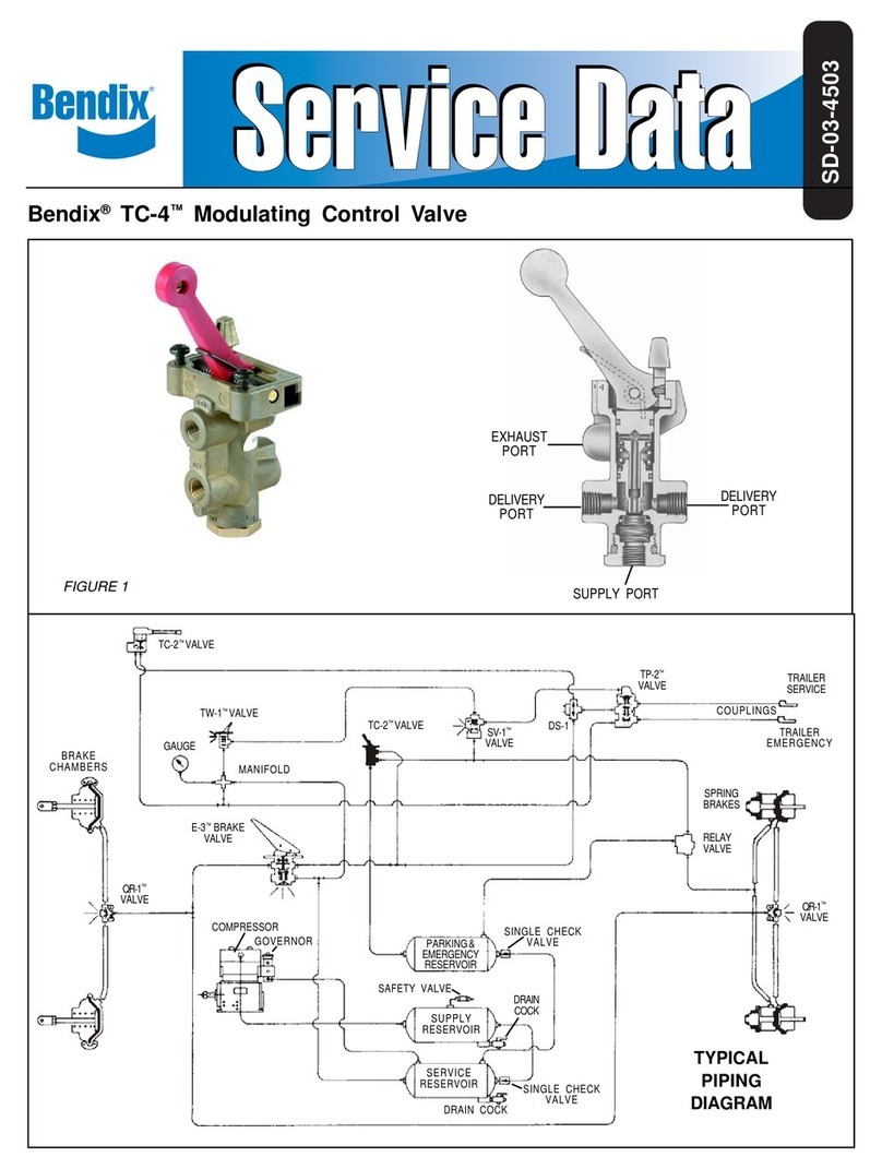 BENDIX TC-4 MODULATING CONTROL VALVE manual
