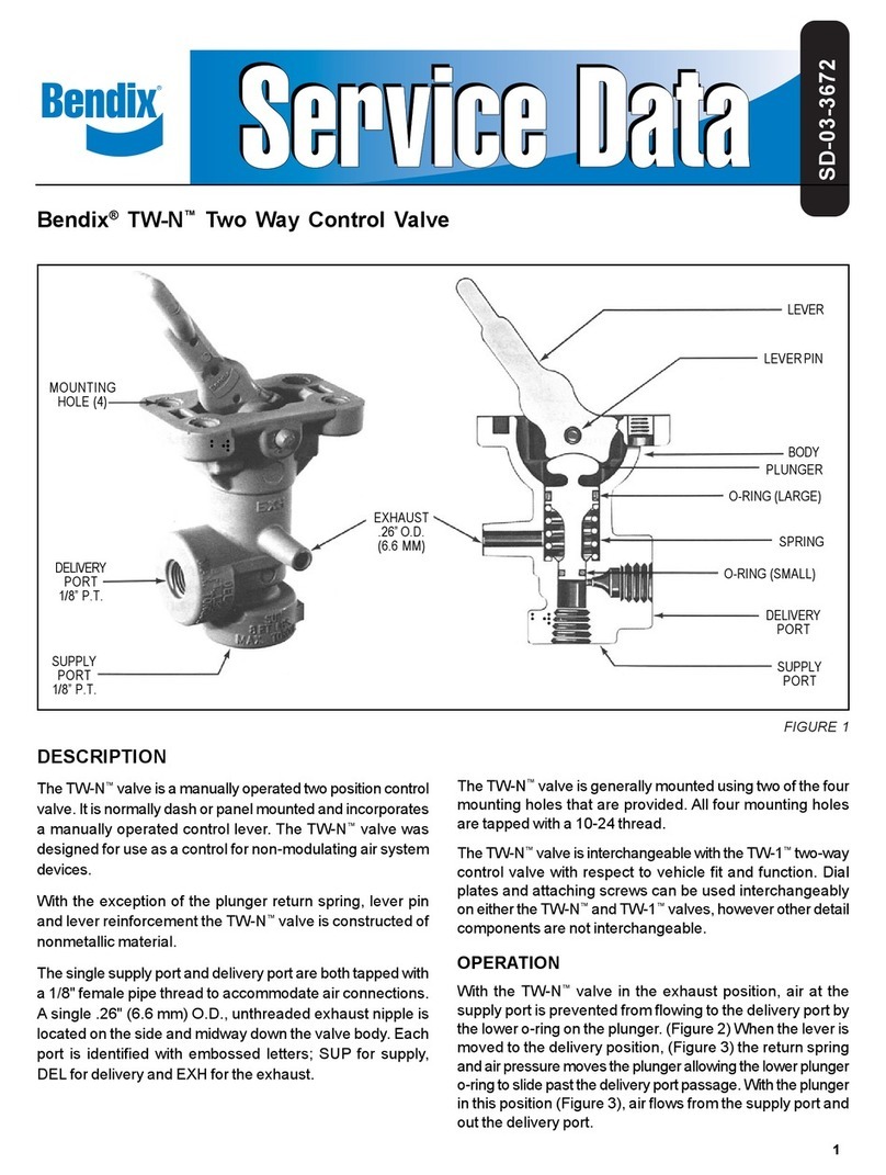 BENDIX TW-N TWO WAY CONTROL VALVE manual