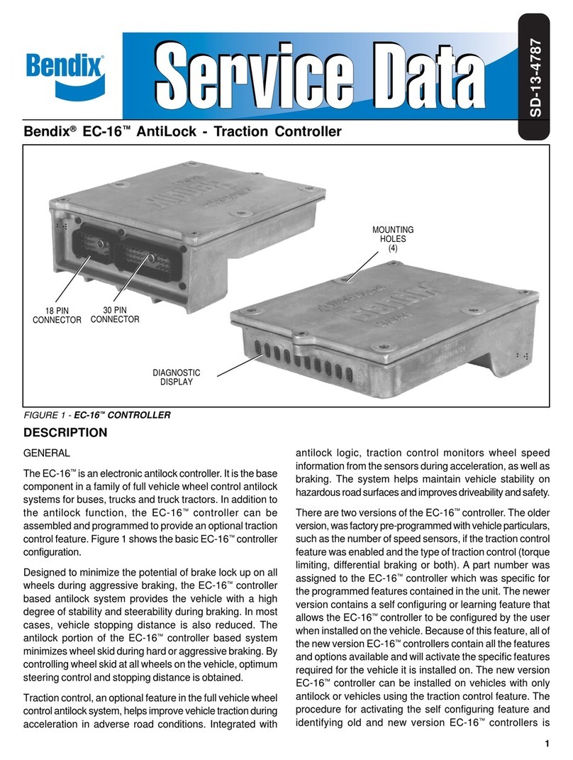 BENDIX EC-16 ANTILOCK CONTROLLER manual