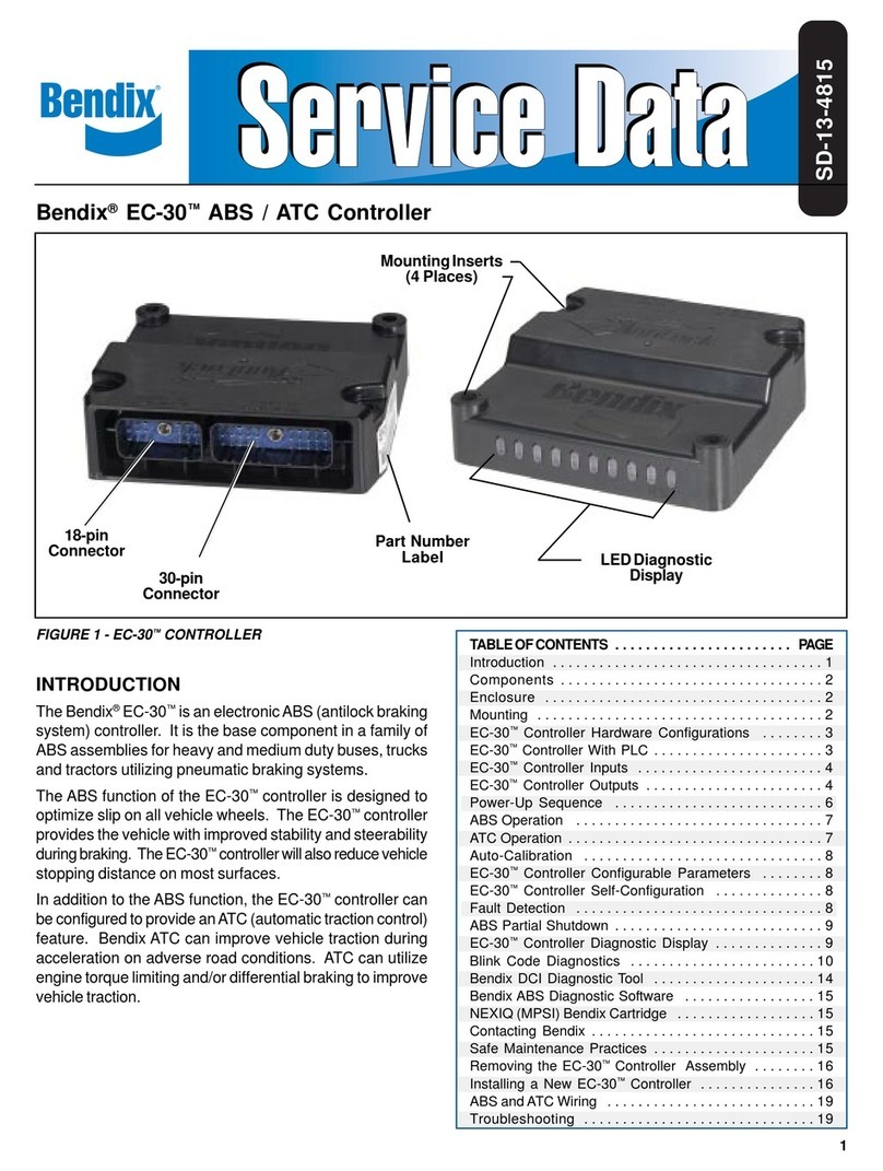 BENDIX EC-30 ABS-ATC CONTROLLER User manual
