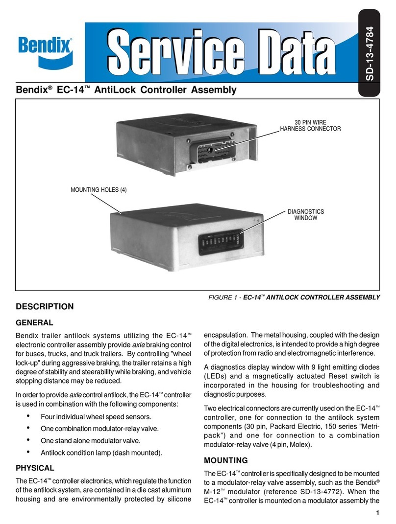BENDIX EC-14 ANTILOCK CONTROLLER User manual