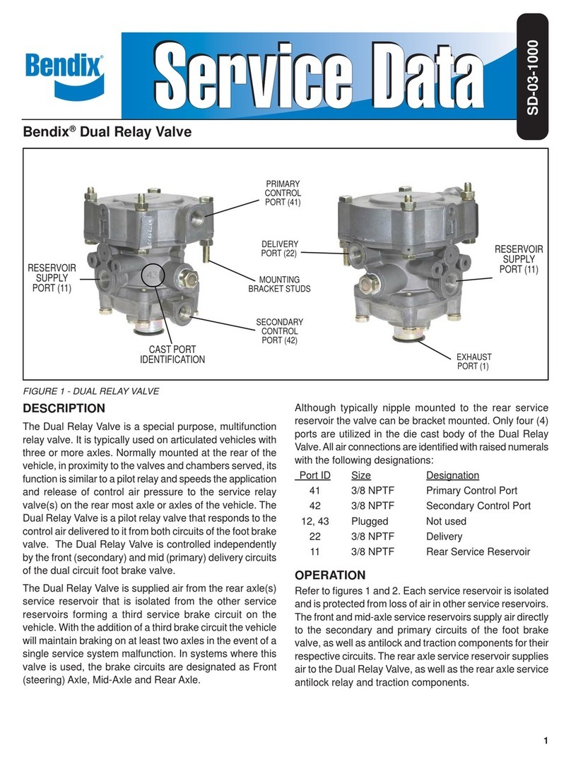 BENDIX DUAL RELAY VALVE manual