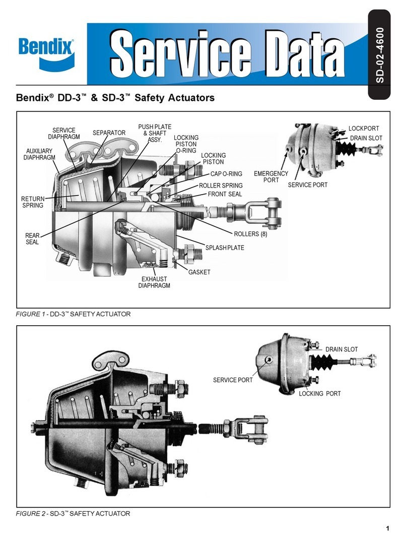 BENDIX DD-3-SD-3 SAFETY ACTUATORS manual