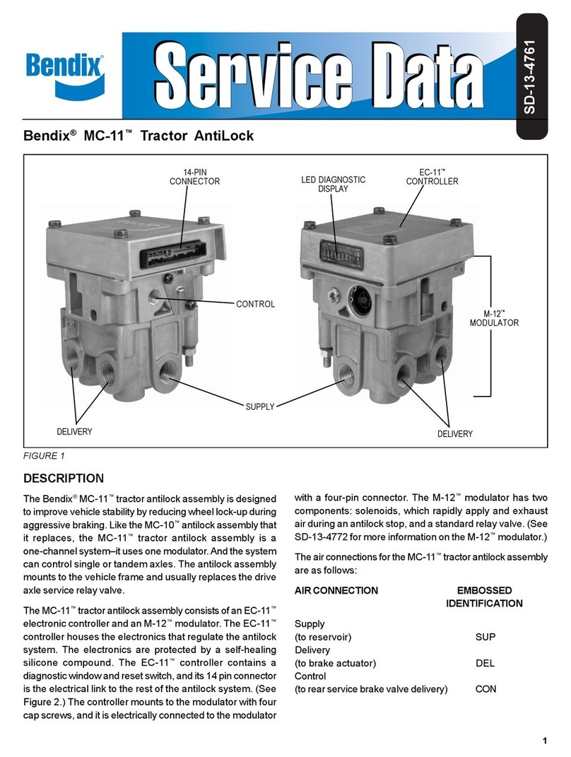 BENDIX MC-11 TRACTOR ANTILOCK User manual