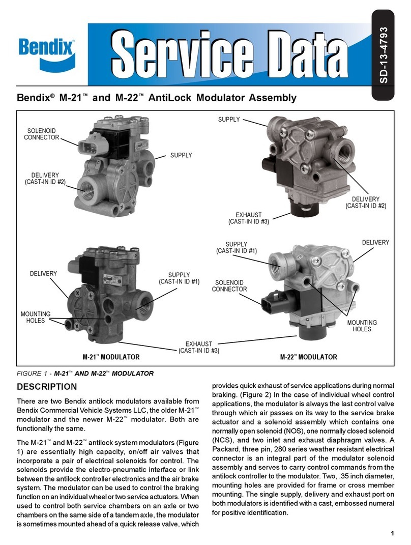BENDIX M-21-M-22 ANTILOCK MOD ASSY User manual