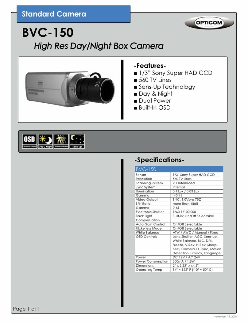 OPTICOM BVC-150 -  3 datasheet