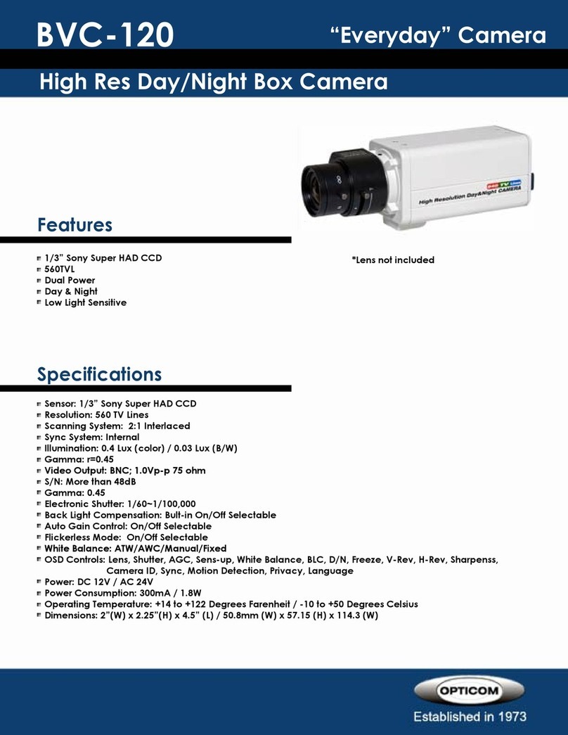 OPTICOM BVC-120 - datasheet