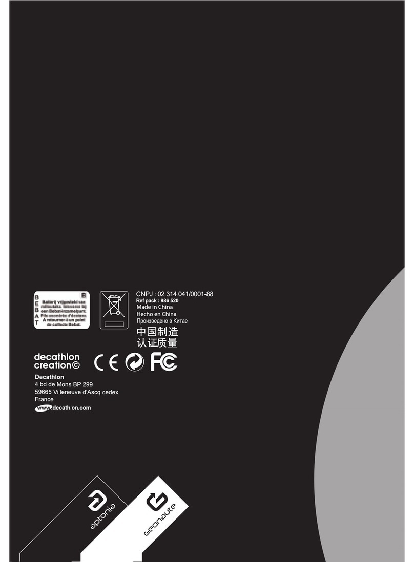GEONAUTE WS300 User manual