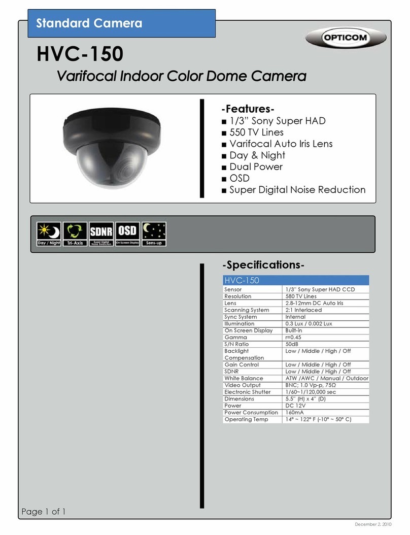 OPTICOM HVC-150 - User manual