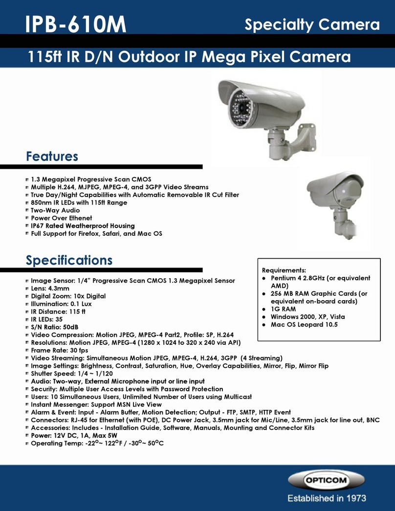 OPTICOM IPB-610M User manual