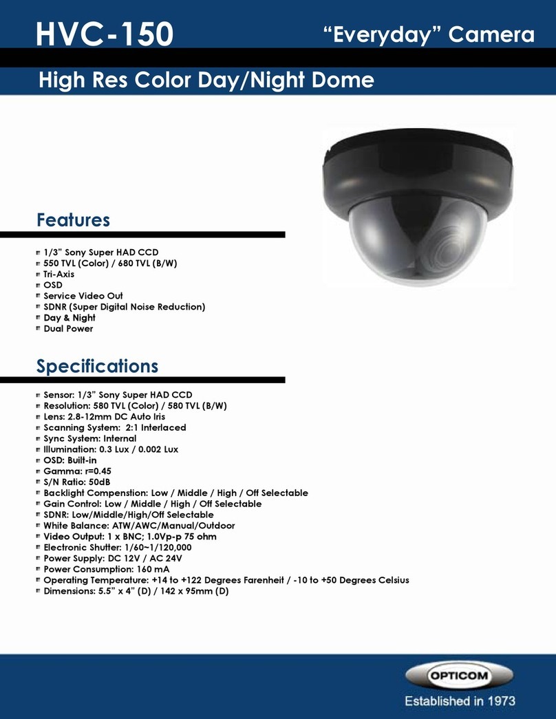 OPTICOM HVC-150 - User manual OPTICOM HVC-150 - User manual