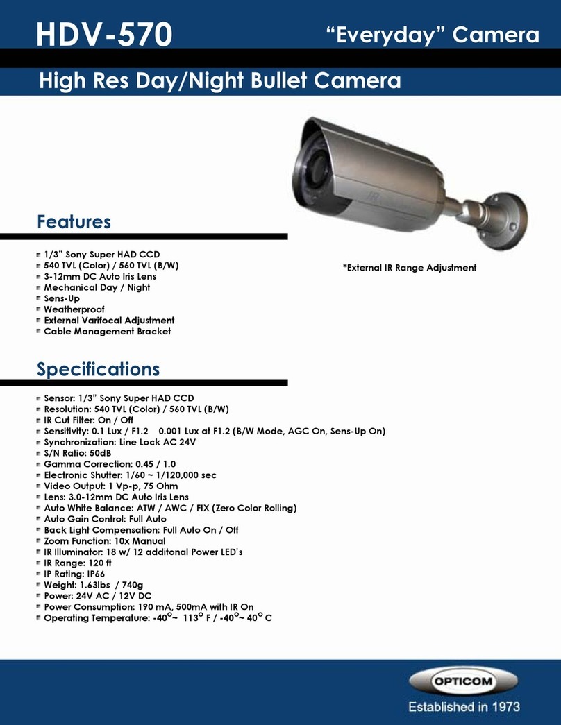 OPTICOM HDV-570 - User manual