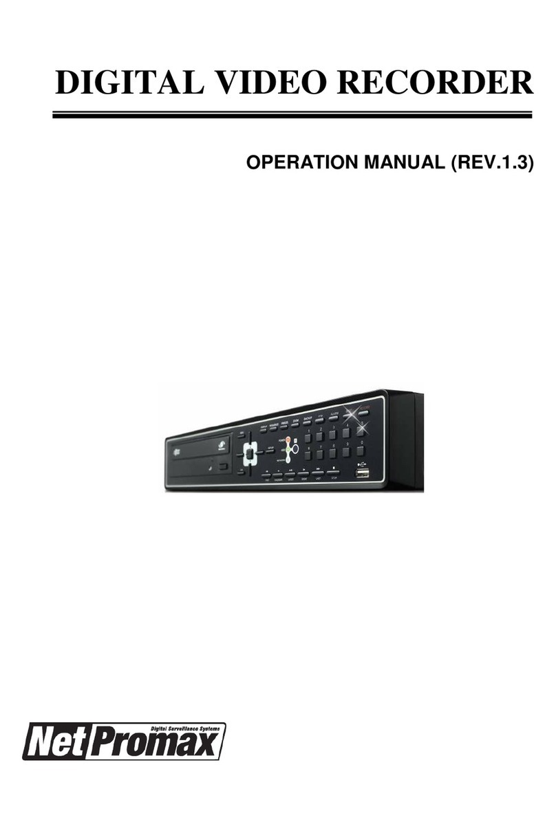 OPTICOM DIGITAL VIDEO RECORDER 2 - V 1.3 Operation manual