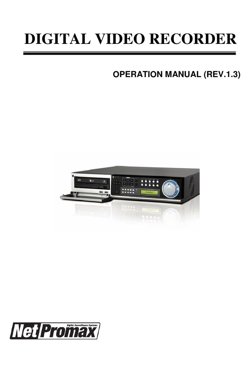 NetPromax DIGITAL VIDEO RECORDER 1 - V 1.3 User manual