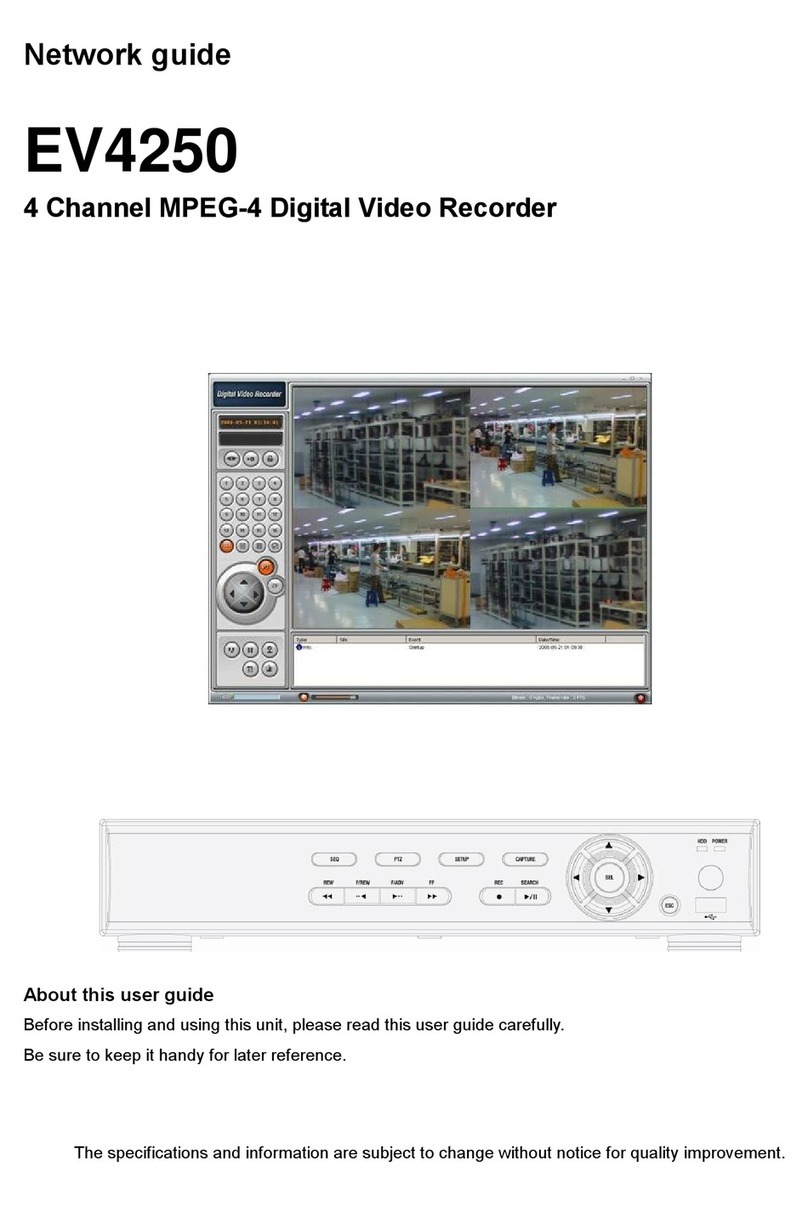 OPTICOM EV4250 Installation and maintenance instructions