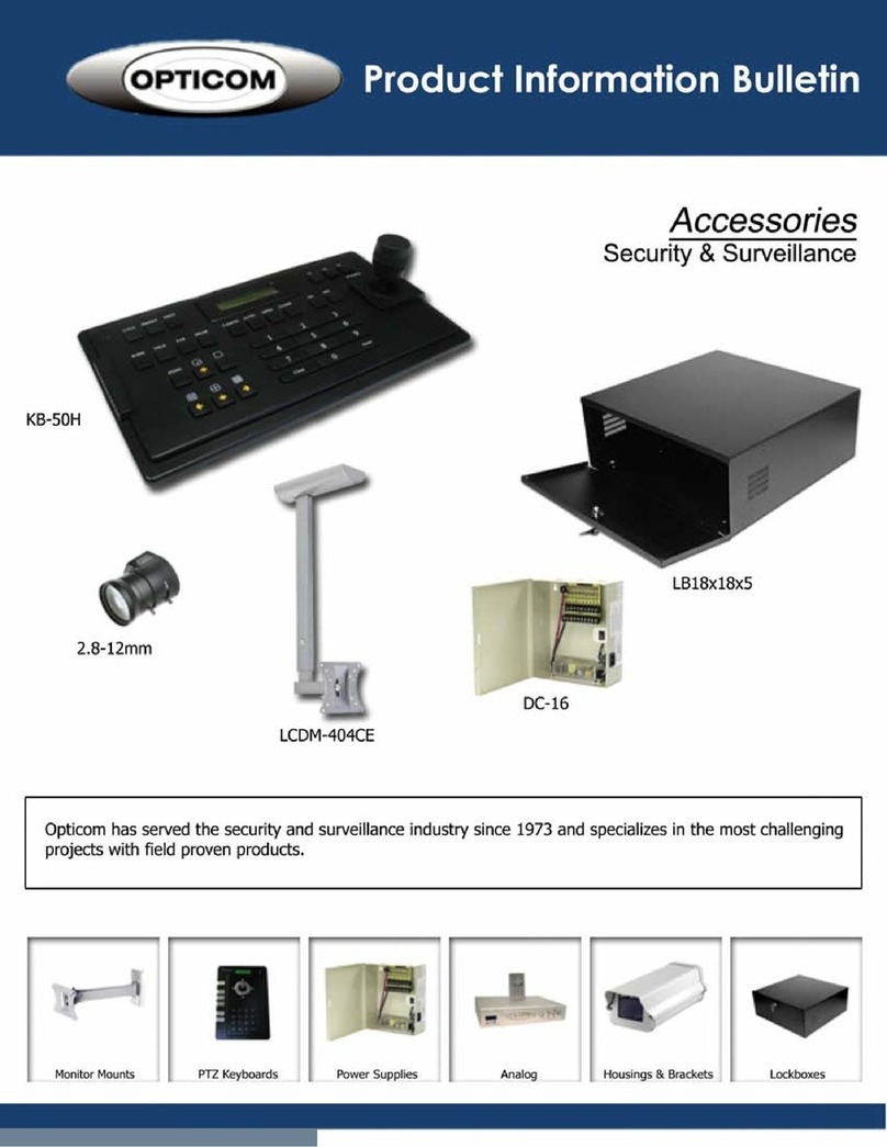OPTICOM CV-11T - datasheet