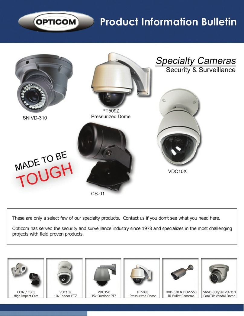 OPTICOM CB01 SPECIFICATION Product data