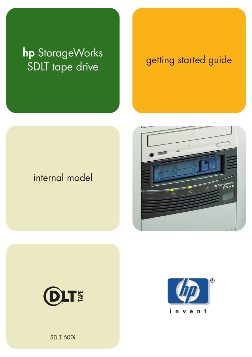HP A7518B - StorageWorks SDLT 600 Tape Drive User manual