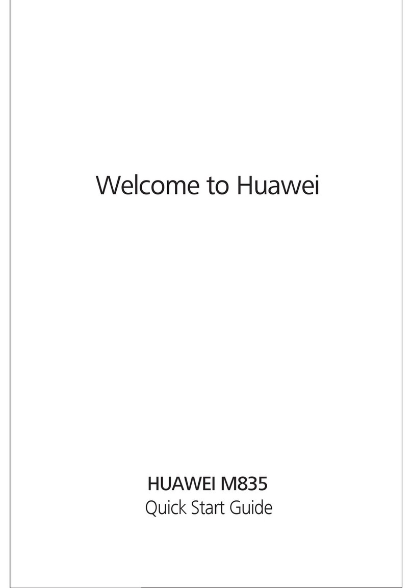 Huawei M835 User manual Huawei M835 User manual