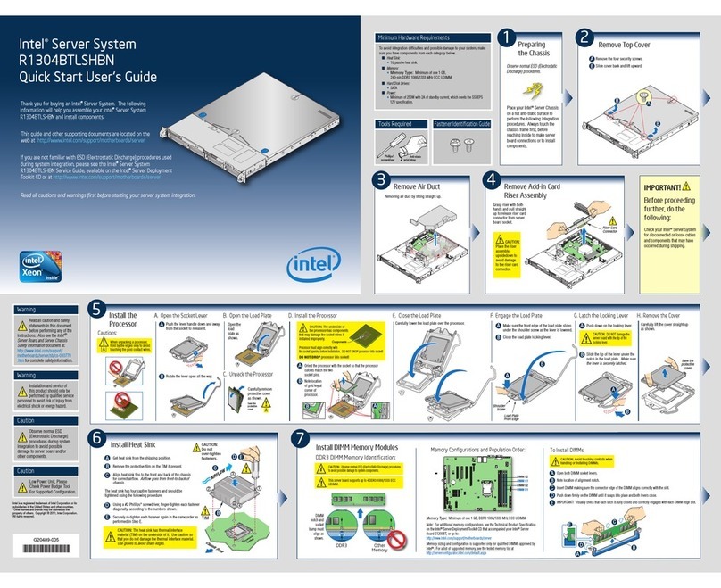 Intel R1304BTLSHBN Setup guide