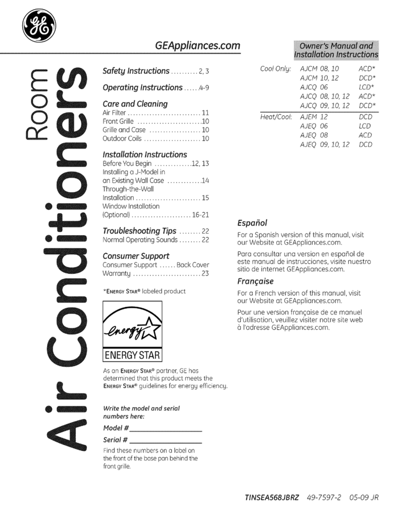 GE AJCQ08AC User manual
