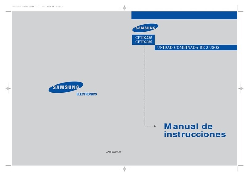 Samsung CFTD2785 Setup guide