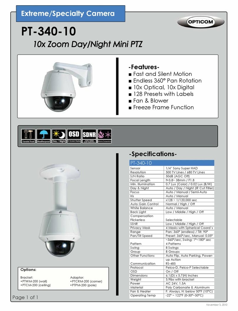 OPTICOM PT-340-10 datasheet