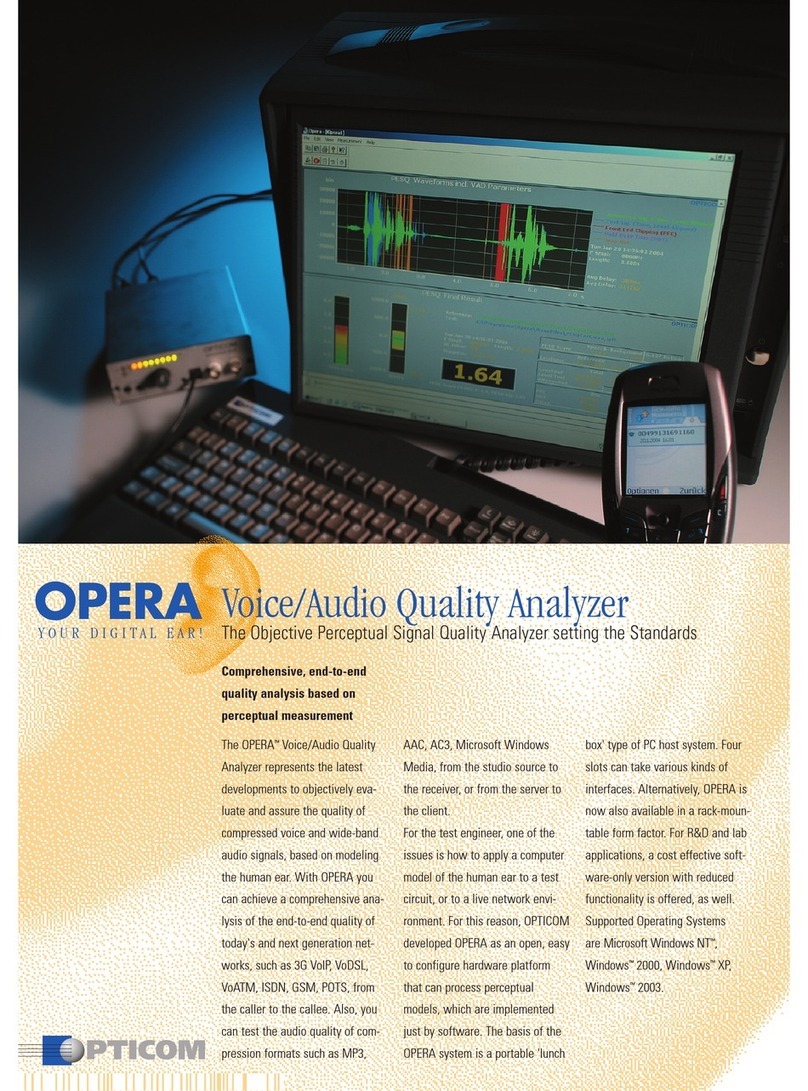 OPTICOM OPERA OPR-002-E1T-P brochure