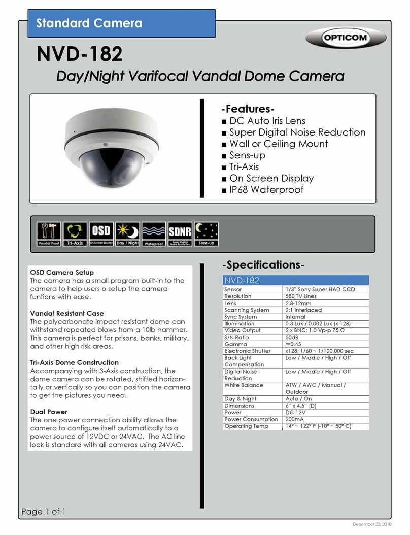 OPTICOM NVD-182 datasheet