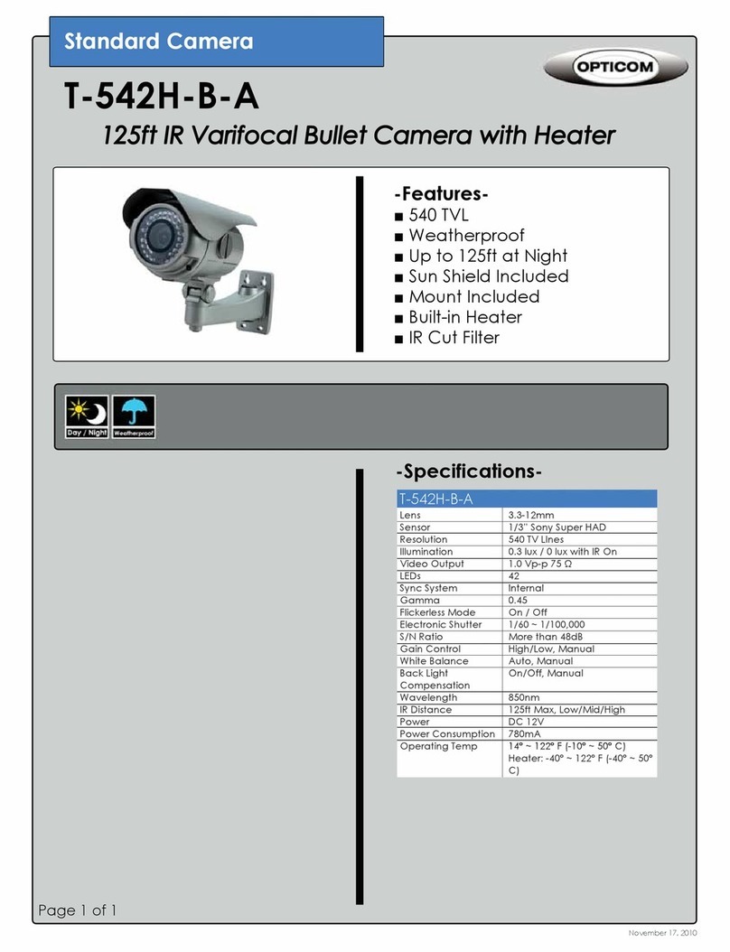 OPTICOM T-542H-B-A User manual