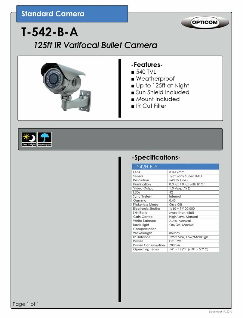 OPTICOM T-542-B-A datasheet