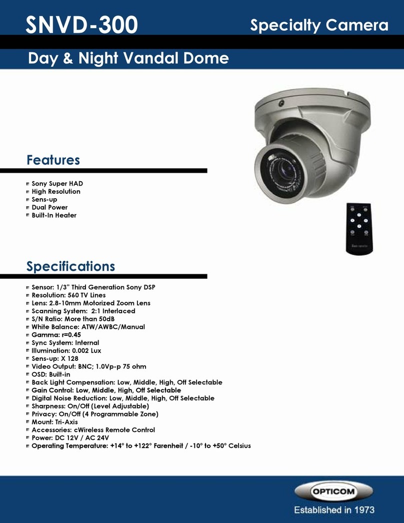 OPTICOM SNVD-300 -  DATA User manual