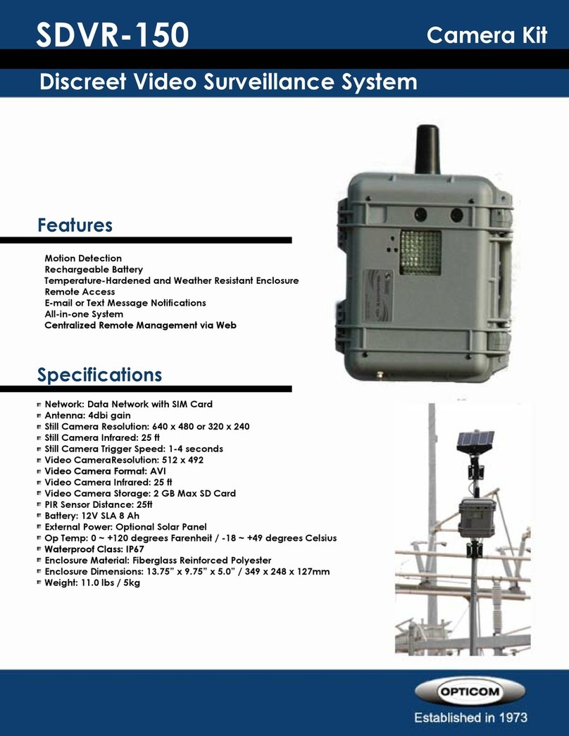 OPTICOM SDVR-150 - DATASHEET 2 datasheet OPTICOM SDVR-150 - DATASHEET 2 datasheet