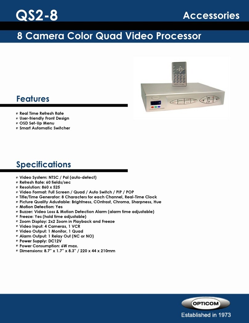OPTICOM QS2-8 - datasheet