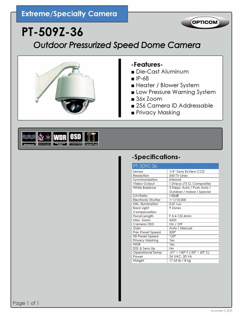 OPTICOM PT-509Z-36 User manual OPTICOM PT-509Z-36 User manual