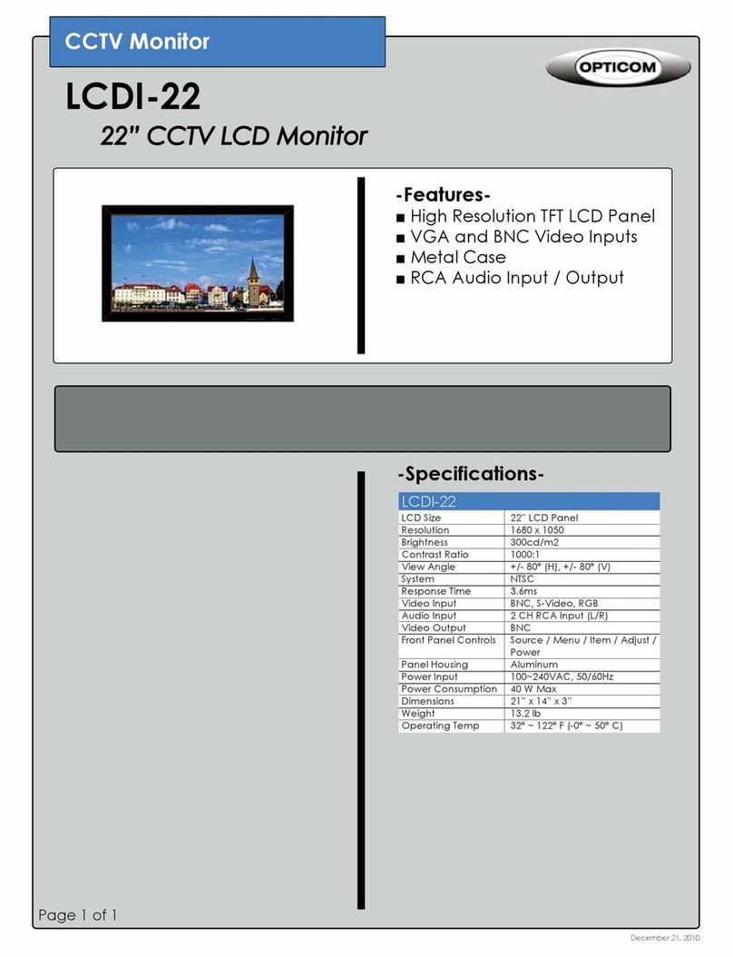 OPTICOM LCDI-22 - DATASHEET 2 User manual OPTICOM LCDI-22 - DATASHEET 2 User manual