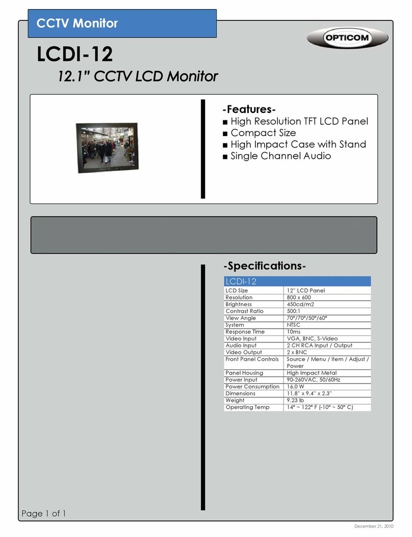 OPTICOM LCDI-12 - User manual OPTICOM LCDI-12 - User manual