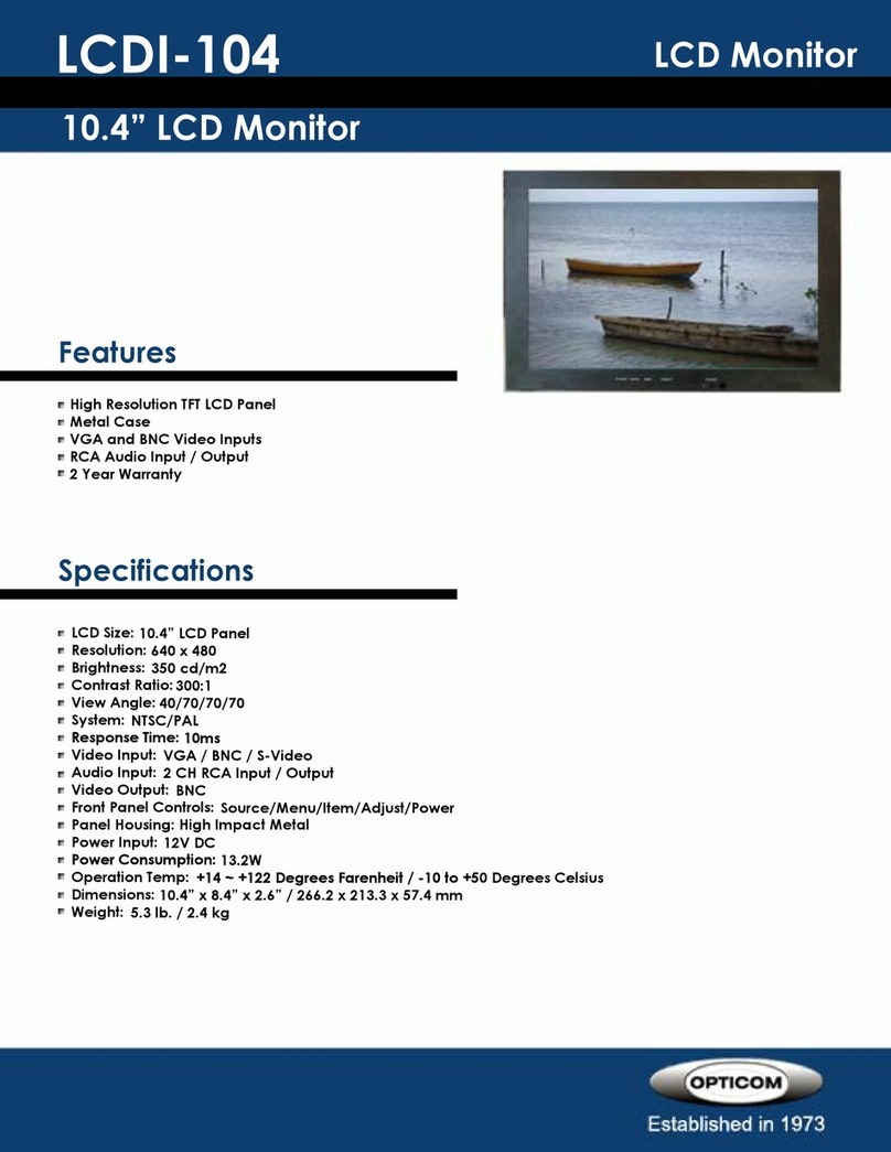 OPTICOM LCDI-104 - User manual OPTICOM LCDI-104 - User manual