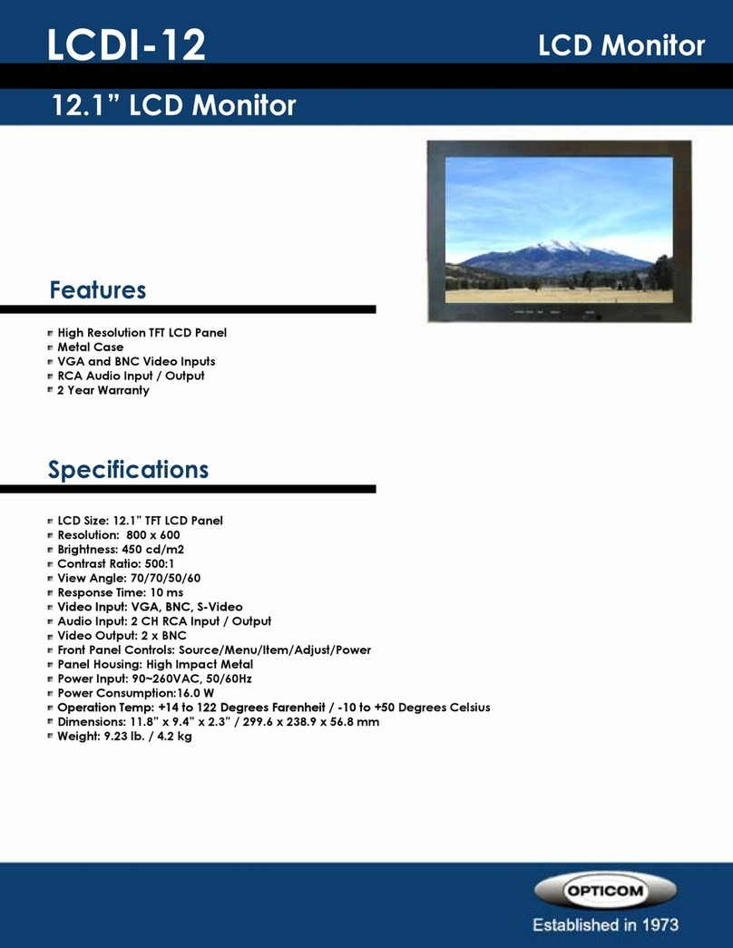 OPTICOM LCDI-12 - User manual OPTICOM LCDI-12 - User manual
